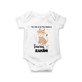 Too Cute To Be This Stubborn Taurus Romper / Onesie | Personalized Taurus Romper / Onesie for Your Little Stubborn Star - WHITE - New Born (Chest 14")