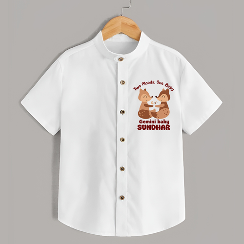 Two Moods, One Baby Gemini Shirt | Custom Gemini Baby Shirt for Your Little Dual Personality