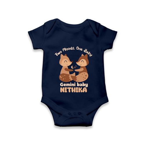 Two Moods, One Baby Gemini Romper / Onesie | Custom Gemini Baby Romper / Onesie for Your Little Dual Personality