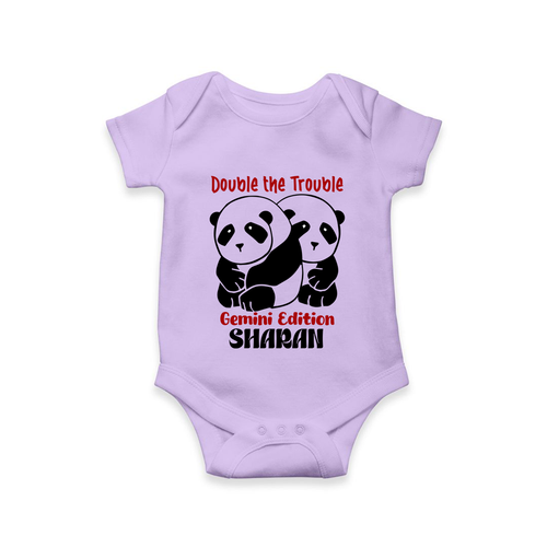 Double The Trouble Gemini Edition Romper / Onesie | Personalized Gemini Romper / Onesie for Your Little Trouble Maker
