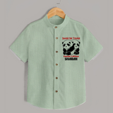 Double The Trouble Gemini Edition Shirt | Personalized Gemini Shirt for Your Little Trouble Maker - MINT GREEN - 0 - 6 Months Old (Chest 23")