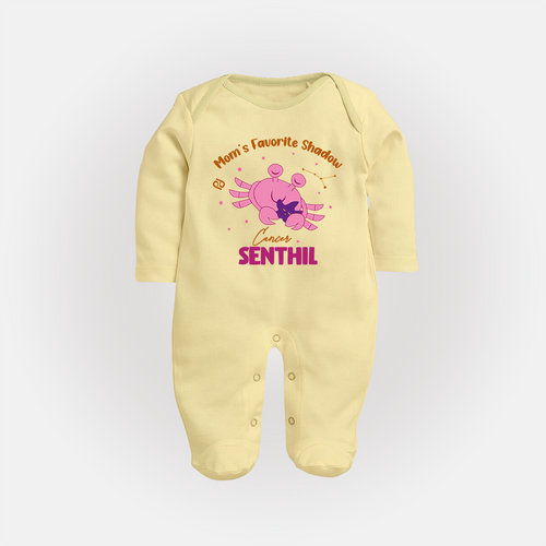 Mom's Favorite Shadow Cancer Sleepsuit / Full Sleeve Bodysuit | Personalized Cancer Baby Sleepsuit / Full Sleeve Bodysuit for Your Little Shadow