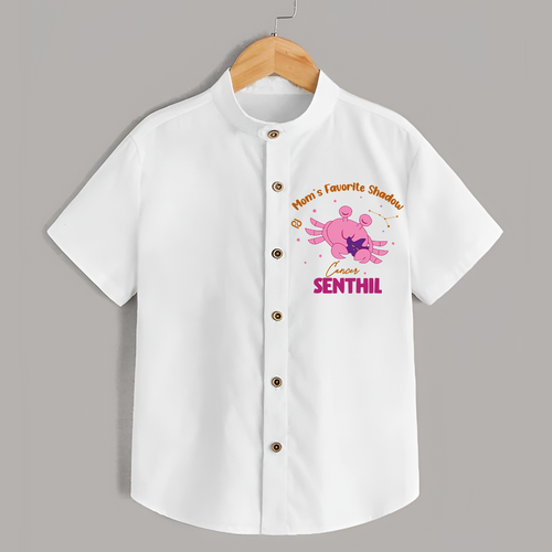 Mom's Favorite Shadow Cancer Shirt | Personalized Cancer Baby Shirt for Your Little Shadow