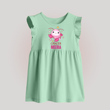 Cancer Baby Frock | Custom Baby Frock for Your Little Cancer Baby - MINT GREEN - 0 - 3 Months Old (Chest 17")