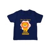 I DonÕt Cry, I Perform Leo Baby T-Shirt | Custom Leo T-Shirt for Your Little Performer - NAVY BLUE - 0-5 Months Old (Chest 17")