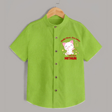 Smile First, Cry Later Libra Style Shirt | Personalized Libra Shirt for Your Little Smiler - LIME GREEN - 0 - 6 Months Old (Chest 23")