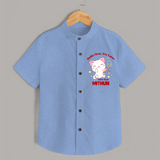 Smile First, Cry Later Libra Style Shirt | Personalized Libra Shirt for Your Little Smiler - SKY BLUE - 0 - 6 Months Old (Chest 23")