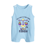 Too Cute To Pick Sides Libra Romper Suit / Sleeveless Romper | Custom Libra Romper Suit / Sleeveless Romper for Your Adorable Baby - BABY BLUE - 0 - 5 Months Old (Chest 18")