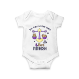 Too Cute To Pick Sides Libra Romper / Onesie | Custom Libra Romper / Onesie for Your Adorable Baby - WHITE - New Born (Chest 14")