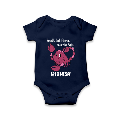Small But Fierce Scorpio Baby Romper / Onesie | Personalized Scorpio Romper / Onesie for Your Fierce Baby