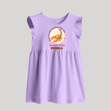 DonÕt Let The Cute Face Fool You Scorpio Baby Frock | Custom Scorpio Baby Frock for Your Little Mischief - LILAC - 0 - 3 Months Old (Chest 17")