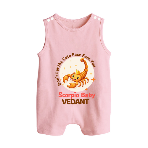 Don't Let The Cute Face Fool You Scorpio Baby Romper Suit / Sleeveless Romper | Custom Scorpio Romper Suit / Sleeveless Romper for Your Little Mischief