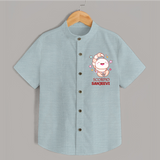 Scorpio Baby Shirt | Personalized Shirt for Your Scorpio Baby - ARCTIC BLUE - 0 - 6 Months Old (Chest 23")