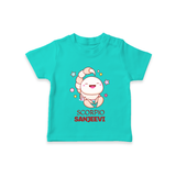 Scorpio Baby T-Shirt | Personalized T-Shirt for Your Scorpio Baby - TEAL - 0-5 Months Old (Chest 17")