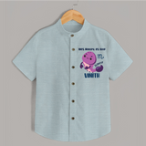 100% Mystery. 0% Sleep Scorpio Shirt | Custom Scorpio Shirt for Your Mysterious Baby - ARCTIC BLUE - 0 - 6 Months Old (Chest 23")