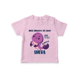 100% Mystery. 0% Sleep Scorpio T-Shirt | Custom Scorpio T-Shirt for Your Mysterious Baby - BABY PINK - 0-5 Months Old (Chest 17")