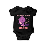 100% Mystery. 0% Sleep Scorpio Romper / Onesie | Custom Scorpio Romper / Onesie for Your Mysterious Baby - BLACK - New Born (Chest 14")