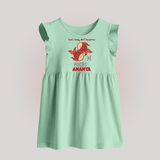 Tears Today, Art Tomorrow Pisces Baby Frock | Custom Pisces Baby Frock for Your Artistic Baby - MINT GREEN - 0 - 3 Months Old (Chest 17")