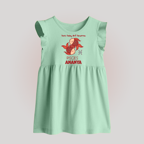 Tears Today, Art Tomorrow Pisces Baby Frock | Custom Pisces Baby Frock for Your Artistic Baby