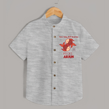 Tears Today, Art Tomorrow Pisces Baby Shirt | Custom Pisces Shirt for Your Artistic Baby - GREY - 0 - 6 Months Old (Chest 23")