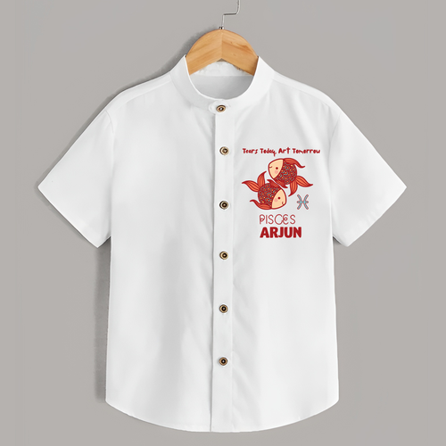 Tears Today, Art Tomorrow Pisces Baby Shirt | Custom Pisces Shirt for Your Artistic Baby
