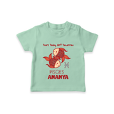 Tears Today, Art Tomorrow Pisces Baby T-Shirt | Custom Pisces T-Shirt for Your Artistic Baby - MINT GREEN - 0-5 Months Old (Chest 17")
