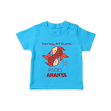 Tears Today, Art Tomorrow Pisces Baby T-Shirt | Custom Pisces T-Shirt for Your Artistic Baby - SKY BLUE - 0-5 Months Old (Chest 17")