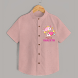 Pisces Baby Shirt | Custom Shirt for Your Pisces Baby - PEACH - 0 - 6 Months Old (Chest 23")