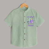 Born Different Aquarius Baby Shirt | Personalized Aquarius Shirt for Your Unique Baby - MINT GREEN - 0 - 6 Months Old (Chest 23")
