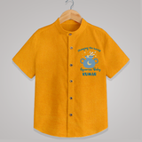 Changing The World Aquarius Baby Shirt | Custom Aquarius Shirt for Your Future World Changer - CHROME YELLOW - 0 - 6 Months Old (Chest 23")
