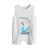 Crawling My Way To The Top Capricorn Baby Romper Suit / Sleeveless Romper | Custom Capricorn Romper Suit / Sleeveless Romper for Your Little Achiever - WHITE - 0 - 5 Months Old (Chest 18")