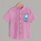 Rebel With A Rattle Aquarius Baby Shirt | Personalized Aquarius Shirt for Your Rebellious Baby - BABY PINK - 0 - 6 Months Old (Chest 23")