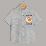 Born To Roam Sagittarius Baby Shirt | Custom Sagittarius Shirt for Your Adventurous Baby - GREY - 0 - 6 Months Old (Chest 23")