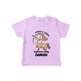 Explorer In Training Sagittarius Baby T-Shirt | Personalized Sagittarius T-Shirt for Your Little Explorer - LILAC - 0-5 Months Old (Chest 17")