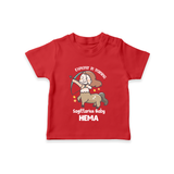 Explorer In Training Sagittarius Baby T-Shirt | Personalized Sagittarius T-Shirt for Your Little Explorer - RED - 0-5 Months Old (Chest 17")