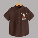 Born To Fix Chaos Virgo Baby Shirt | Personalized Virgo Shirt for Your Little Perfectionist - CHOCOLATE BROWN - 0 - 6 Months Old (Chest 23")
