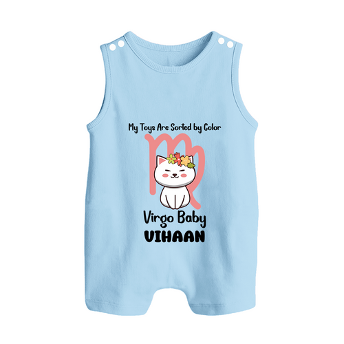 My Toys Are Sorted By Color Virgo Baby Romper Suit / Sleeveless Romper | Custom Virgo Romper Suit / Sleeveless Romper for Your Organized Baby