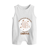 Tiny Perfectionist, Big Dreams Virgo Baby Romper Suit / Sleeveless Romper | Personalized Virgo Romper Suit / Sleeveless Romper for Your Little Dreamer - WHITE - 0 - 5 Months Old (Chest 18")