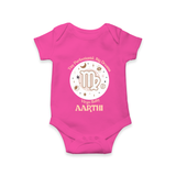 Tiny Perfectionist, Big Dreams Virgo Baby Romper / Onesie | Personalized Virgo Romper / Onesie for Your Little Dreamer - HOT PINK - New Born (Chest 14")