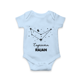 Capricorn sign Constellation Romper - BABY BLUE - New Born (Chest 14")