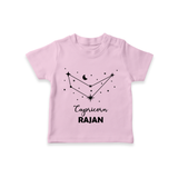 Capricorn sign Constellation T shirt - BABY PINK - 0-5 Months Old (Chest 17")