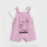 Scorpio Star Sign Constellation Dungaree - BABY PINK - 0 - 5 Months Old (Chest 18")