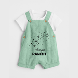 Scorpio Star Sign Constellation Dungaree - MINT GREEN - 0 - 5 Months Old (Chest 18")