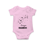Scorpio Star Sign Constellation Romper - BABY PINK - New Born (Chest 14")