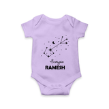 Scorpio Star Sign Constellation Romper - LILAC - New Born (Chest 14")