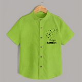 Scorpio Star Sign Constellation shirt - LIME GREEN - 0 - 6 Months Old (Chest 23")