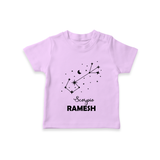 Scorpio Star Sign Constellation T shirt - LILAC - 0-5 Months Old (Chest 17")