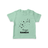 Scorpio Star Sign Constellation T shirt - MINT GREEN - 0-5 Months Old (Chest 17")