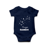 Scorpio Star Sign Constellation Romper - NAVY BLUE - New Born (Chest 14")