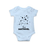 Leo Zodiac Constellation Romper - BABY BLUE - New Born (Chest 14")